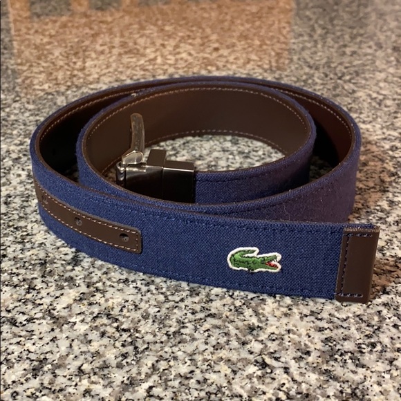 lacoste belt size